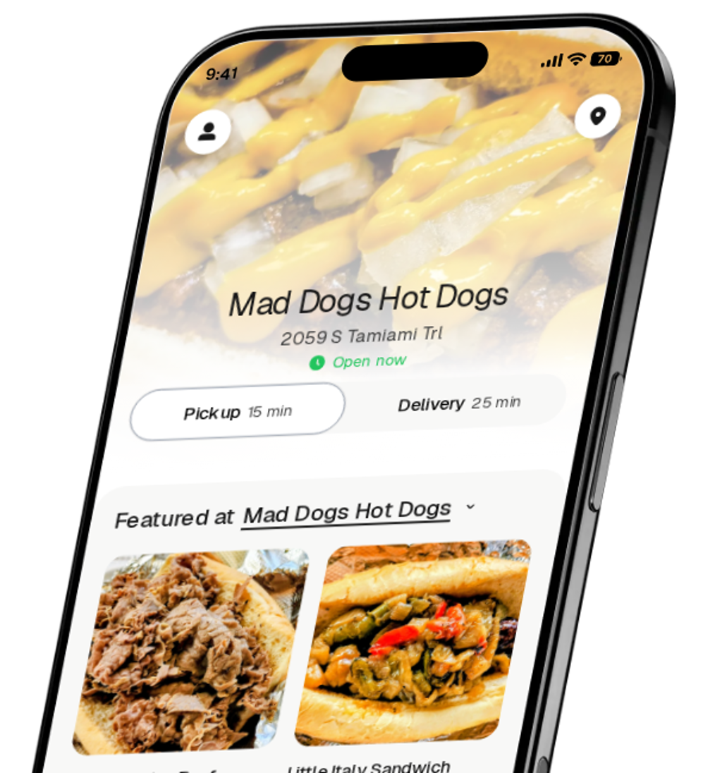 Mad Dogs Hot Dogs app preview